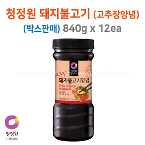 청정원돼지불고기양념 BOX840g(고기4.2kg용)