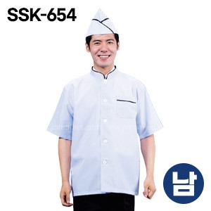 SSK-654 위생반팔가운(남성)　