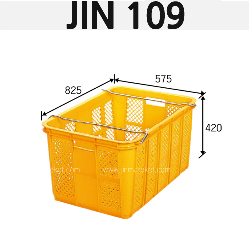 4-1번.운반상자JIN 109(노랑)136ℓ　